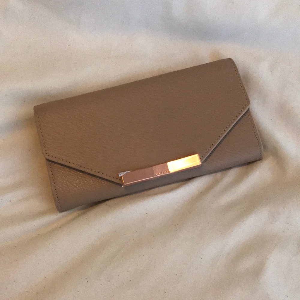 Ted Baker taupe mini crossbody wallet/bag